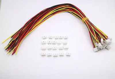 Hot Sale Factory Direct 20 SETS Mini Micro JST 2.0 PH 3-Pin Connector plug with Wires Cables 300MM
Hot Sale Factory Direct 20 SETS Mini Micro JST 2.0 PH 3-Pin Connector plug with Wires Cables 300MM