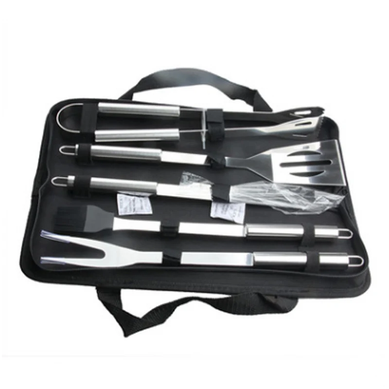 BBQ barbecue set BBQ barbecue set with 5 pieces of outdoor household stainless steel pipe handle
BBQ barbecue set BBQ barbecue set with 5 pieces of outdoor household stainless steel pipe handle