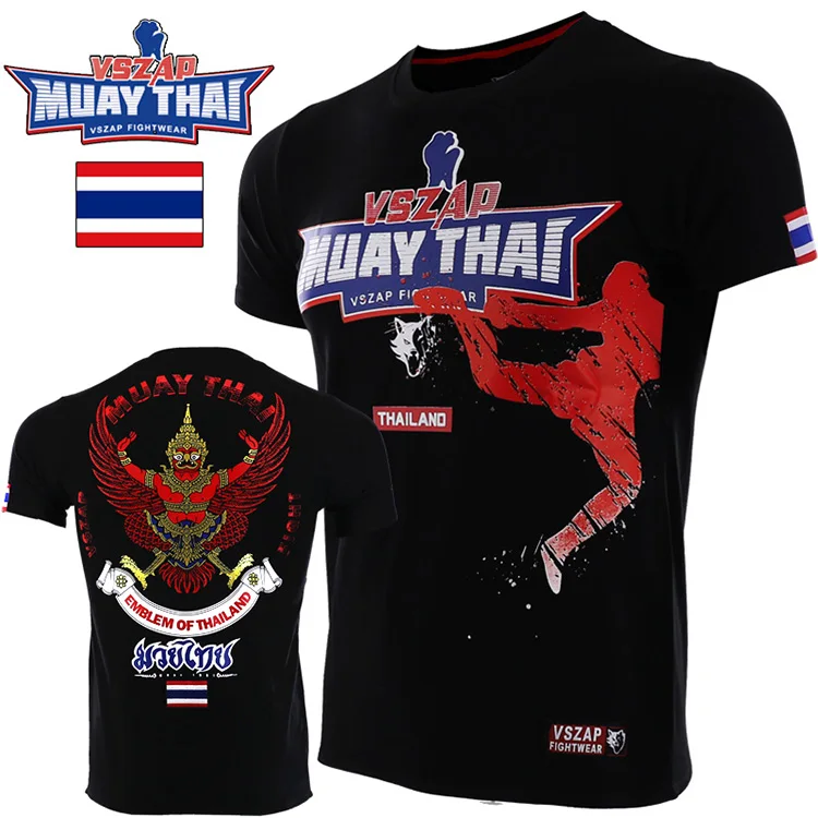 VSZAP combat MMA fly kick MUAY THAI THAI boxing short sleeve T-shirt campaign broadcast for wulin wind fitness
VSZAP combat MMA fly kick MUAY THAI THAI boxing short sleeve T-shirt campaign broadcast for wulin wind fitness