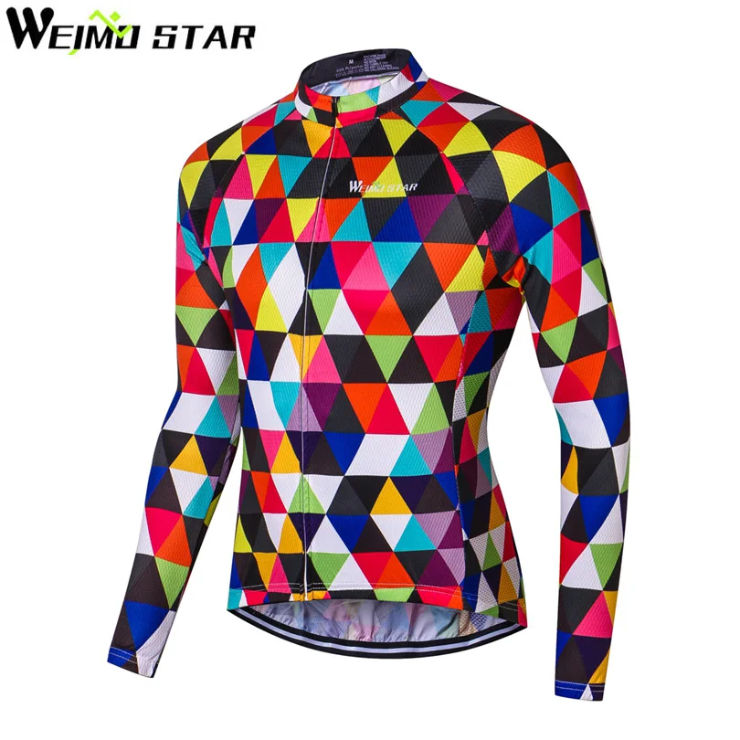 WEIMOSTAR Team Autumn Men's Long Sleeve Cycling Jersey 100% Polyester Riding Wear Outdoor Sports Bike Clothing Ropa De Ciclismo
WEIMOSTAR Team Autumn Men's Long Sleeve Cycling Jersey 100% Polyester Riding Wear Outdoor Sports Bike Clothing Ropa De Ciclismo