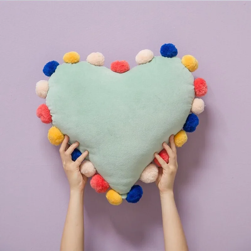 mylb Lovely Heart Shape Ball Cotton Pillow Sweet Cute Simple Warm Small Pine Tree Pillows For Bedroom Home Decorative Pillows
mylb Lovely Heart Shape Ball Cotton Pillow Sweet Cute Simple Warm Small Pine Tree Pillows For Bedroom Home Decorative Pillows