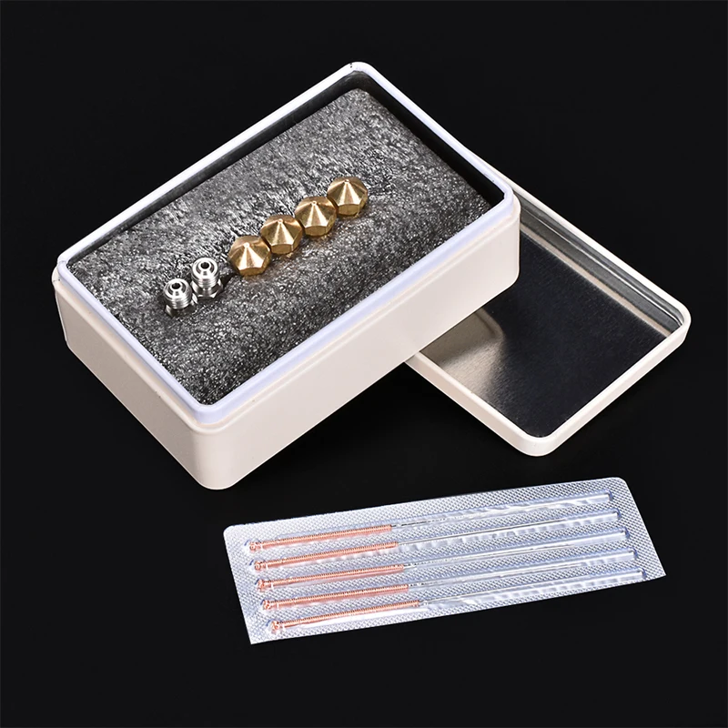 3D Printer Nozzle Brass/Stainless Steel& Aluminum Throat & Connector For M7 Thread J-Head MK10 With Case Full Size
3D Printer Nozzle Brass/Stainless Steel& Aluminum Throat & Connector For M7 Thread J-Head MK10 With Case Full Size