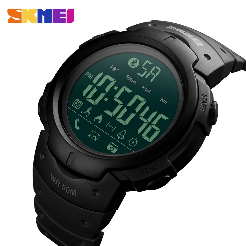 

SKMEI Men Smart Watch Chrono Calories Pedometer Multi-Functions Sports Watches Reminder Digital Wristwatches Relogios Clock