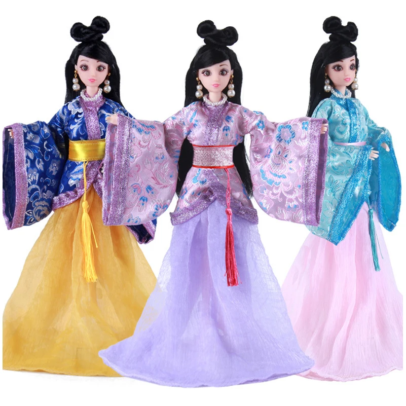 New 12 Moveable Joints Doll Toys Body Dolls with Clothes Jewelry Chinese Type Princess Doll Toy For Girls
New 12 Moveable Joints Doll Toys Body Dolls with Clothes Jewelry Chinese Type Princess Doll Toy For Girls