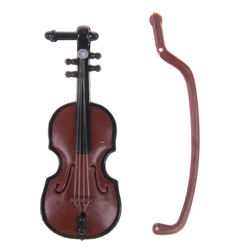 Miniature Music Instrument Plastic Mini Violin Dollhouse Decorative Ornaments Plastic Crafts DIY Home Decoration
Miniature Music Instrument Plastic Mini Violin Dollhouse Decorative Ornaments Plastic Crafts DIY Home Decoration