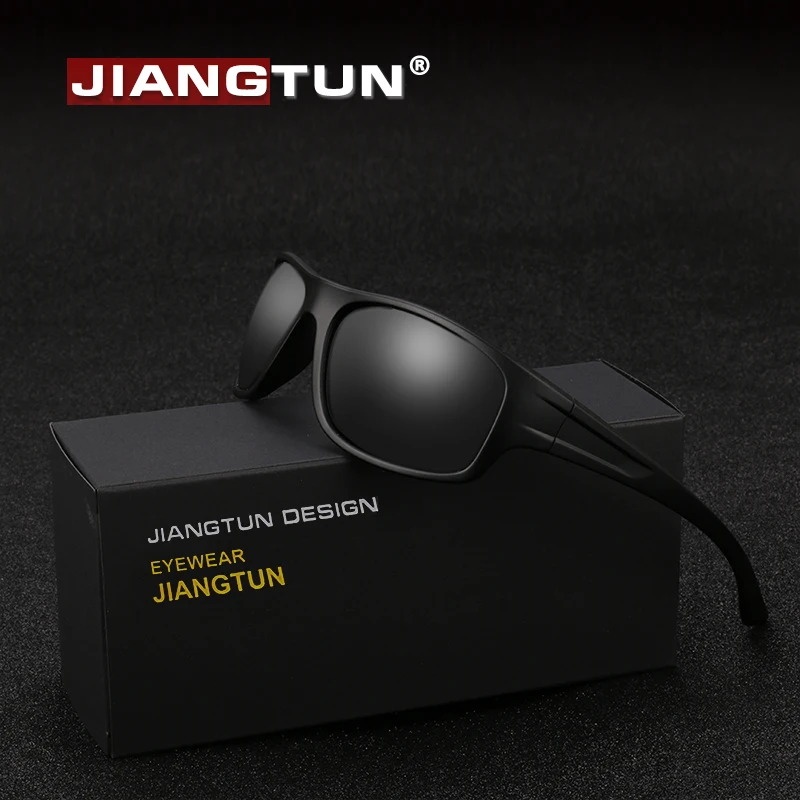 Новинка 2020 спортивные солнцезащитные очки JIANGTUN Мужские поляризационные UV400 для