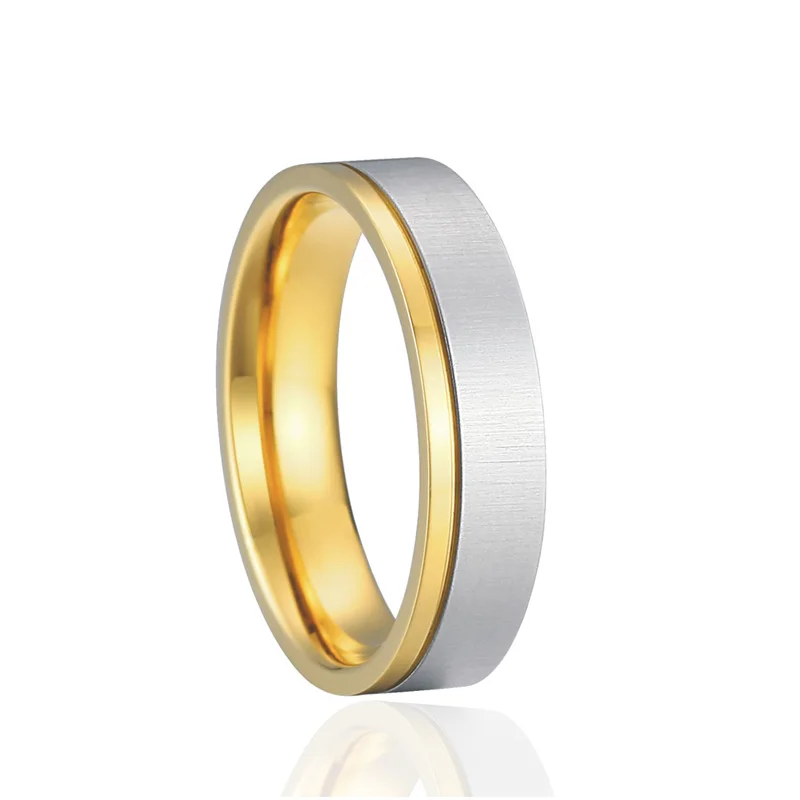 Rings for Men Stainless Steel Husband Boyfriend gift Gold and Silver Color 6mm Width
Rings for Men Stainless Steel Husband Boyfriend gift Gold and Silver Color 6mm Width
