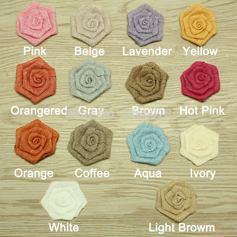 30 pcs/lot , 3 '' headband burlap rose flowers, burlap flat flowers for shabby flowers hair accessories , fashion accessories
30 pcs/lot , 3 '' headband burlap rose flowers, burlap flat flowers for shabby flowers hair accessories , fashion accessories