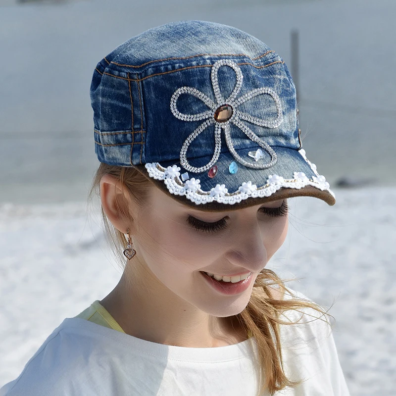 Cowboy Hat Cap Cap Flat Top Hat Lace Rhinestone Flower Hooded Fashion Tide Cap Cap Riding Hood
Cowboy Hat Cap Cap Flat Top Hat Lace Rhinestone Flower Hooded Fashion Tide Cap Cap Riding Hood