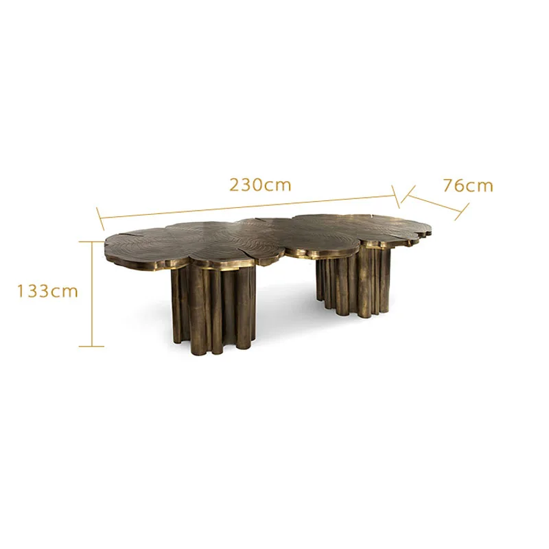 Обеденный стол из нержавеющей стали для 8 человек уникальный дизайн 2019|Наборы