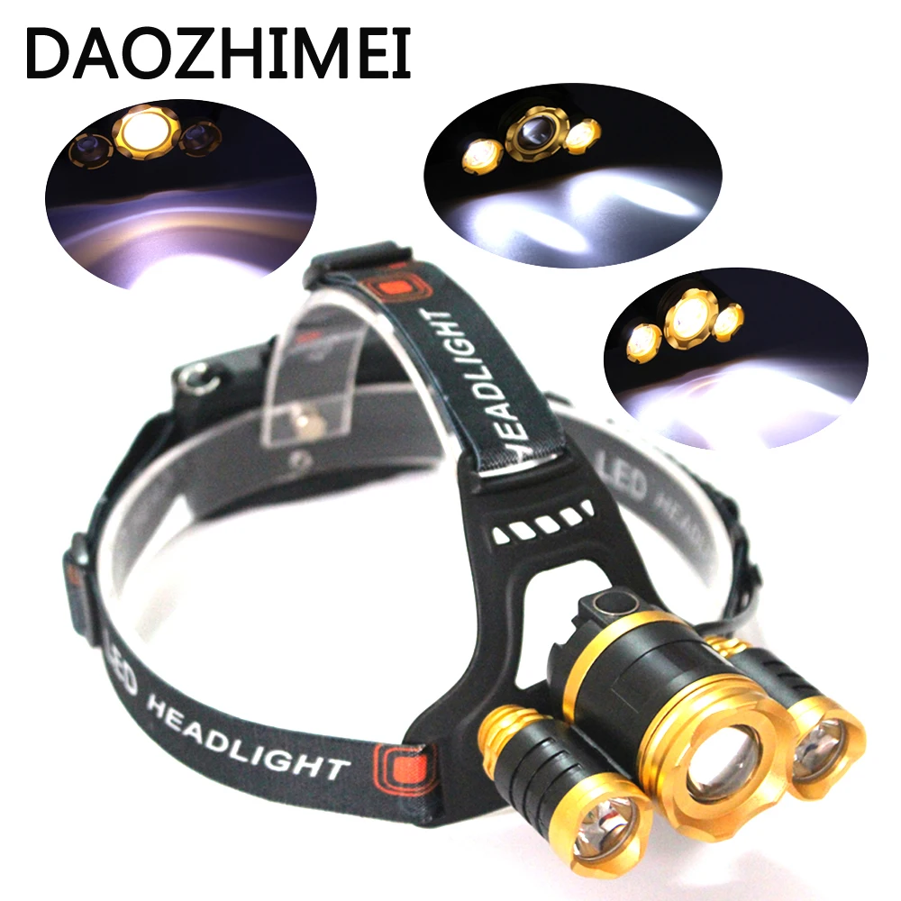 8000LM XM-T6 LED Headlamp 4-Mode Headlight LED Rechargeable Head Torch Hunting Frontal Light Camping Lamp 18650+1*USB
8000LM XM-T6 LED Headlamp 4-Mode Headlight LED Rechargeable Head Torch Hunting Frontal Light Camping Lamp 18650+1*USB