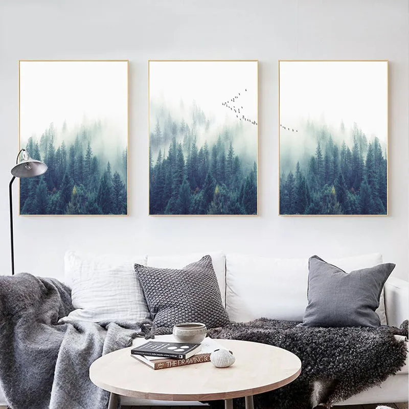 Nordic Decoration Forest Landscape Wall Art Canvas Poster Print Canvas Painting Decorative Picture for Living Room Home Decor
Nordic Decoration Forest Landscape Wall Art Canvas Poster Print Canvas Painting Decorative Picture for Living Room Home Decor