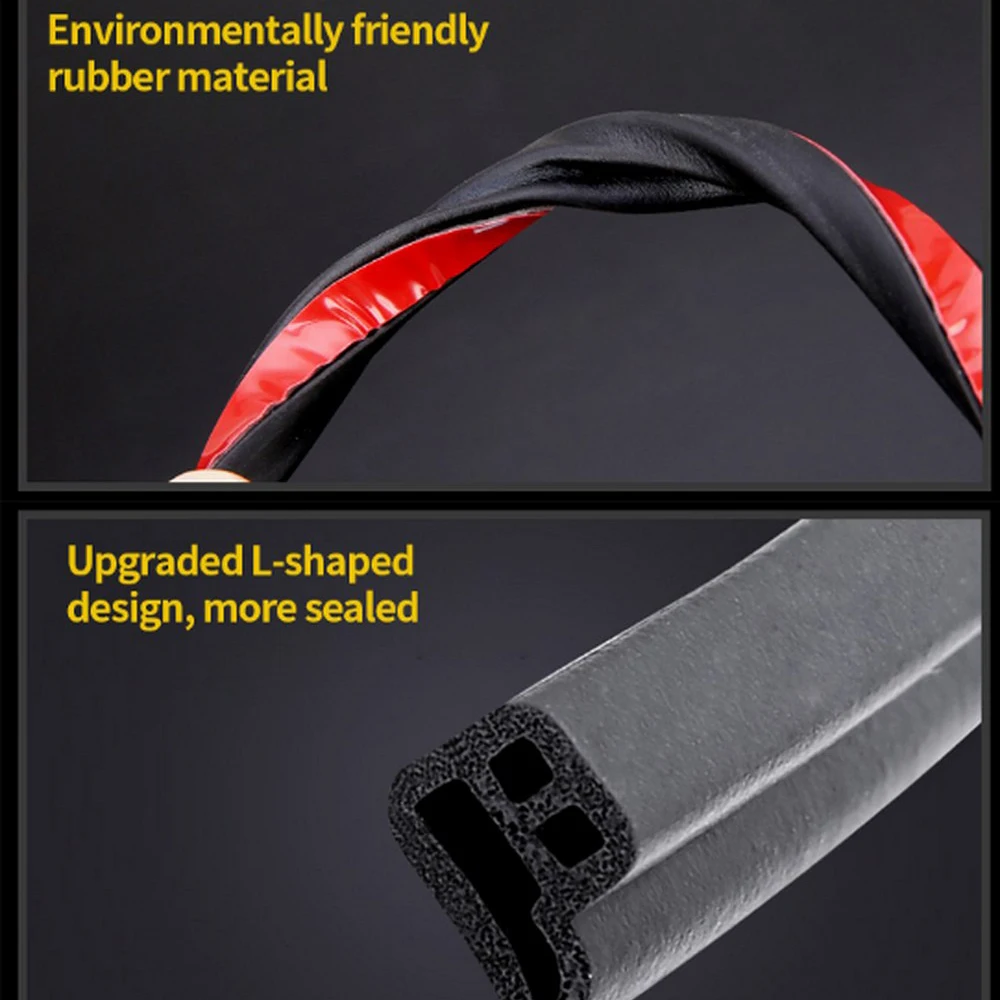 Car Rubber Sealing Strip 4M 5M 8M L Type Waterproof Soundproof Seal Strip Filler Adhesive Sound Insulation Weatherstrip
Car Rubber Sealing Strip 4M 5M 8M L Type Waterproof Soundproof Seal Strip Filler Adhesive Sound Insulation Weatherstrip