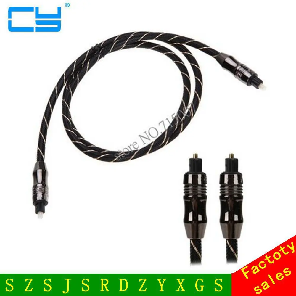 EMK 1m/2m/3m 5m Digital Optical Audio Cable Fiber Optic Cable OD6.0mm Toslink Cable Male-Male For CD DV VCR MINI Disc
EMK 1m/2m/3m 5m Digital Optical Audio Cable Fiber Optic Cable OD6.0mm Toslink Cable Male-Male For CD DV VCR MINI Disc