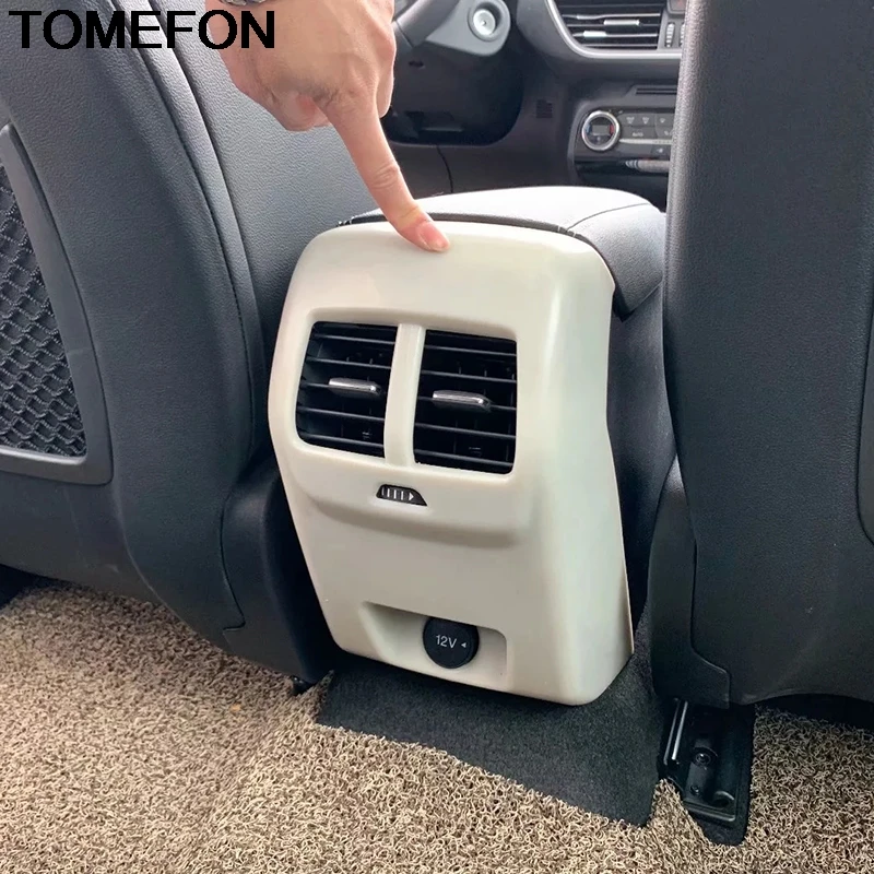 TOMEFON For Ford Focus 2019 2020 Armrest Rear Air Conditonnal Vent AC Outlet Panel USB Charging Cover Trim Interior Accessories
TOMEFON For Ford Focus 2019 2020 Armrest Rear Air Conditonnal Vent AC Outlet Panel USB Charging Cover Trim Interior Accessories