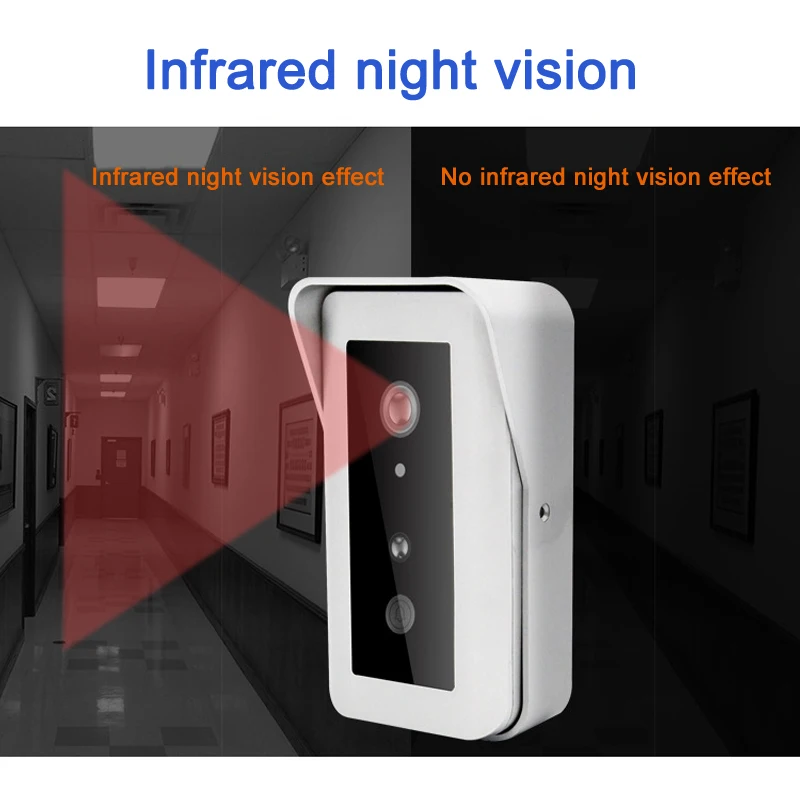 Hot Sale Wireless IP Video Intercom Smart WI-FI Door Bell Camera Night Vision Two-way Audio Doorbell
Hot Sale Wireless IP Video Intercom Smart WI-FI Door Bell Camera Night Vision Two-way Audio Doorbell