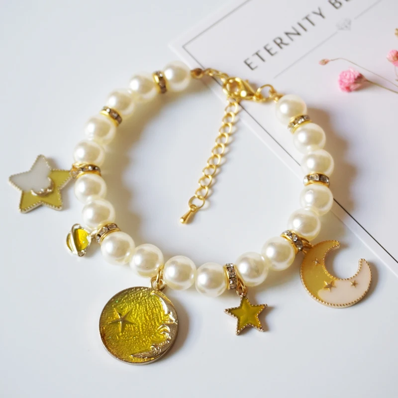 Cute Pet Necklace Jewelry Neck Chain For Small Dogs Large Dogs Cats Imitation Pearl Dog Collar Accessories 5 Colors Cat Supplies
Cute Pet Necklace Jewelry Neck Chain For Small Dogs Large Dogs Cats Imitation Pearl Dog Collar Accessories 5 Colors Cat Supplies