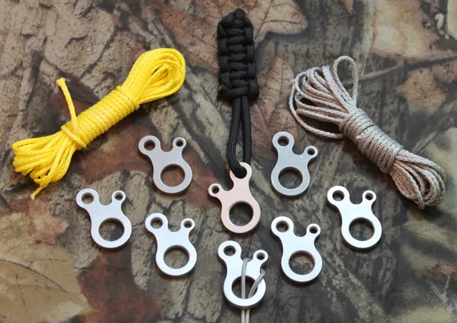 20pcs/lot EDC Gear Tying Rope Easy Fast Tightly Camping Hiking Stainless Steel 3 Holes Multi-tool Knotting Stainless Steel Tool
20pcs/lot EDC Gear Tying Rope Easy Fast Tightly Camping Hiking Stainless Steel 3 Holes Multi-tool Knotting Stainless Steel Tool