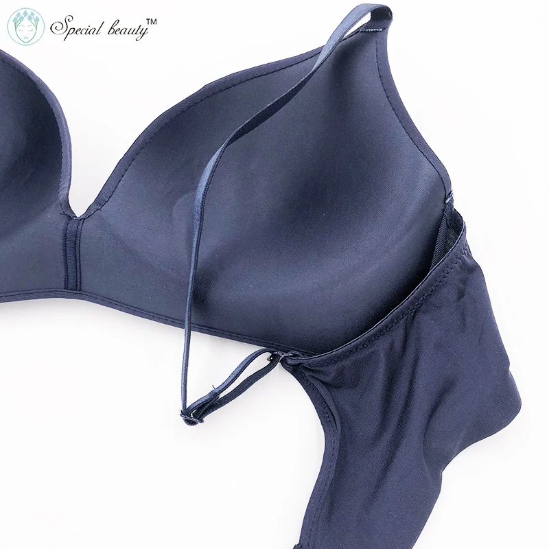 Super low price!Dark blue color DeepV Push up Ultra-breathable Comfortable seamless Ultrathin Soft Smooth Nifty Bra
Super low price!Dark blue color DeepV Push up Ultra-breathable Comfortable seamless Ultrathin Soft Smooth Nifty Bra