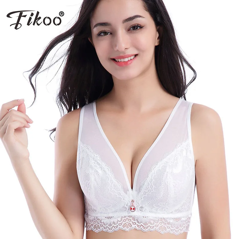 Fikoo Sexy Ultra-thin Lace Bras for Women Full Coverage Bralette for Women Underwire D E Cup #Z010
Fikoo Sexy Ultra-thin Lace Bras for Women Full Coverage Bralette for Women Underwire D E Cup #Z010