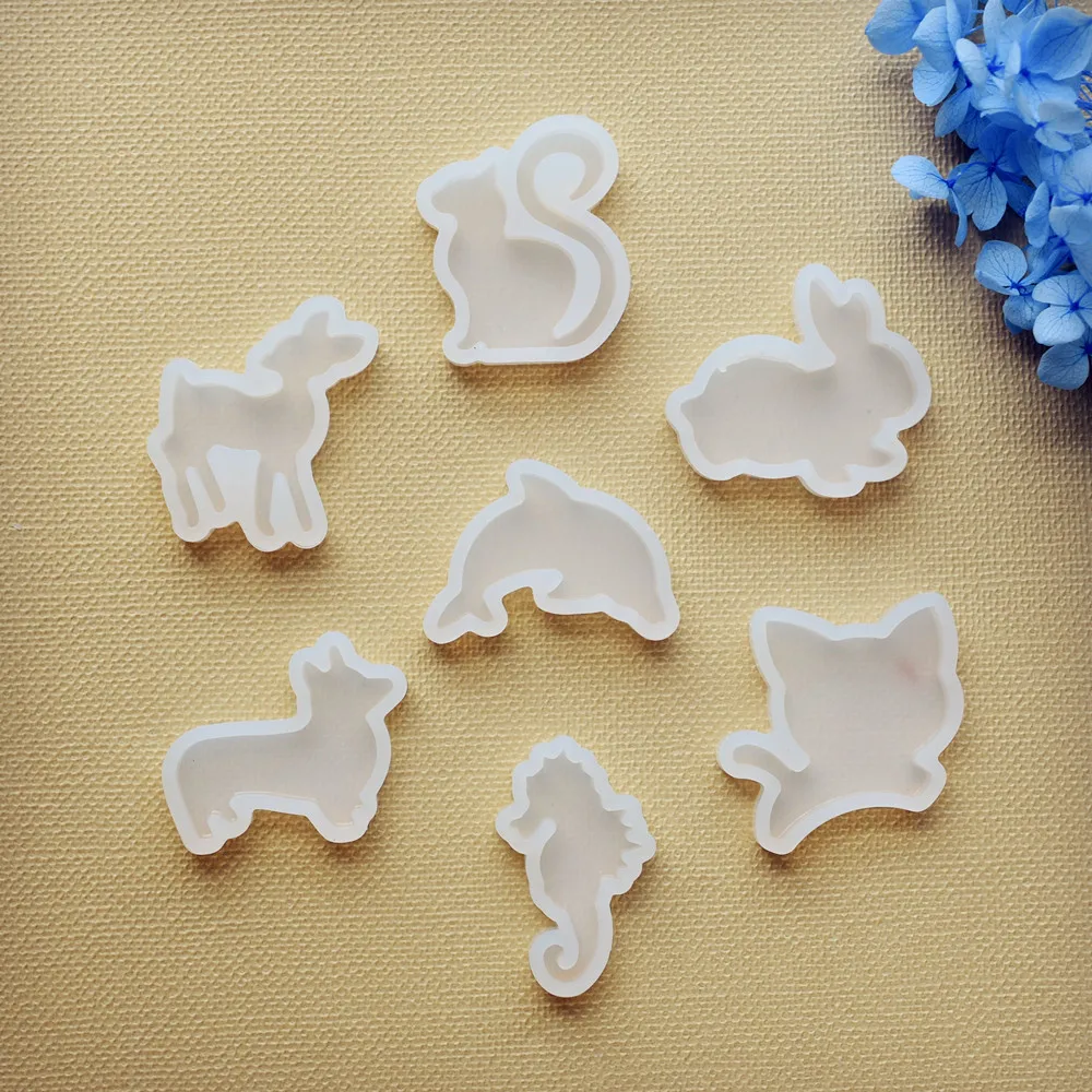 Silicone Mold lovely animal cat rabbit deer dolphin Resin Silicone Mould handmade DIY Jewelry Making epoxy resin molds
Silicone Mold lovely animal cat rabbit deer dolphin Resin Silicone Mould handmade DIY Jewelry Making epoxy resin molds