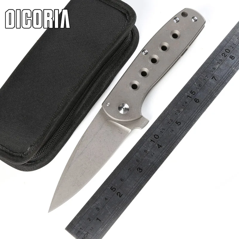 DICORIA Falcon flipper tactical folding knife M390 blade Titannium handle KVT bearing outdoor camping survival knives EDC tools
DICORIA Falcon flipper tactical folding knife M390 blade Titannium handle KVT bearing outdoor camping survival knives EDC tools