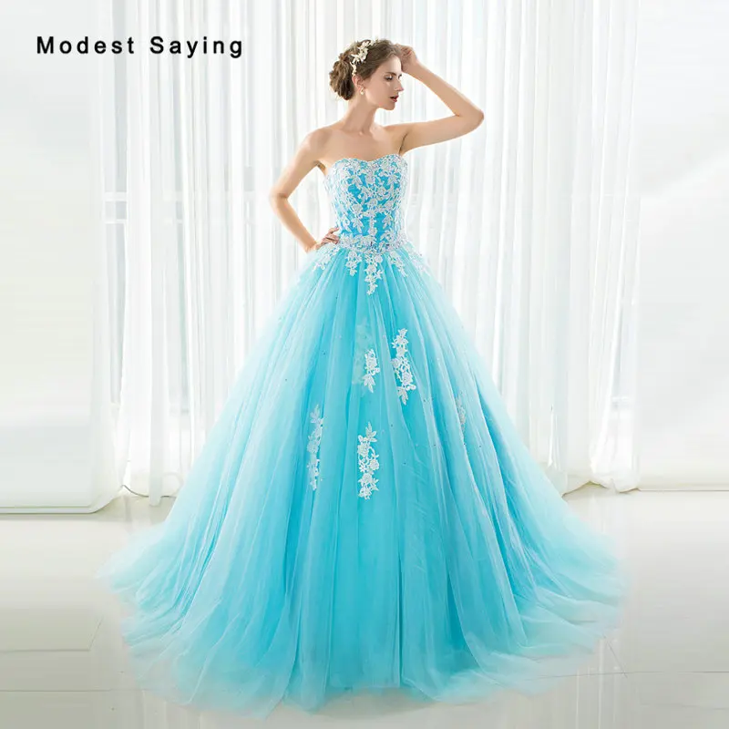 Sexy Blue and Ivory Ball Gown Beaded Lace Evening Dresses 2017 Long Formal Engagement Party Prom Gowns vestido longo de festa
Sexy Blue and Ivory Ball Gown Beaded Lace Evening Dresses 2017 Long Formal Engagement Party Prom Gowns vestido longo de festa