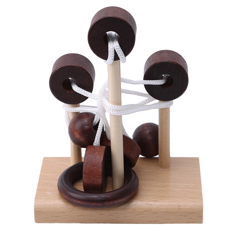 New Children Educational Toys Wooden Rope Puzzle Brain Teaser Educational Development Preschool Montessori Puzzles Toys
New Children Educational Toys Wooden Rope Puzzle Brain Teaser Educational Development Preschool Montessori Puzzles Toys