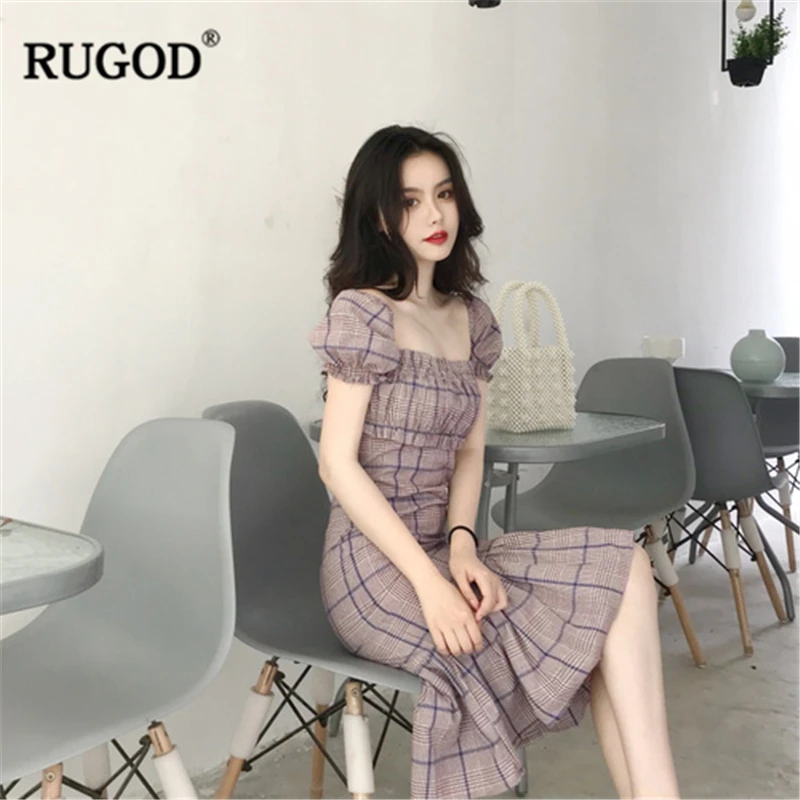RUGOD 2020 новое летнее женское облегающее клетчатое платье русалки с квадратным воротником и коротким рукавом тонкое платье винтажное элегантное платье во французском стиле
RUGOD 2020 новое летнее женское облегающее клетчатое платье русалки с квадратным воротником и коротким рукавом тонкое платье винтажное элегантное платье во французском стиле