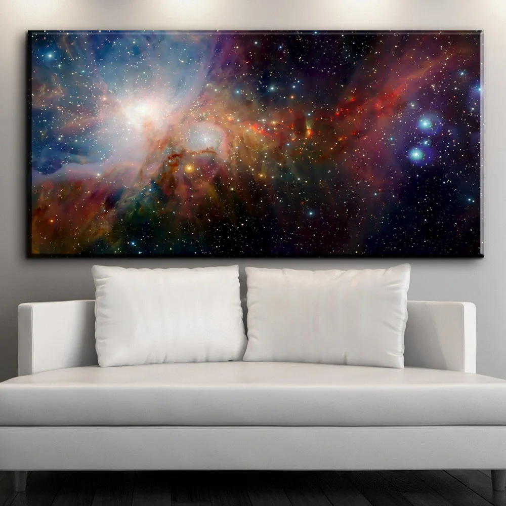 Universe Space Wall Art Canvas Oil Print Poster for Bedroom Wall Canvas Art Poster Landscape Poster and Print Living Room Decor
Universe Space Wall Art Canvas Oil Print Poster for Bedroom Wall Canvas Art Poster Landscape Poster and Print Living Room Decor