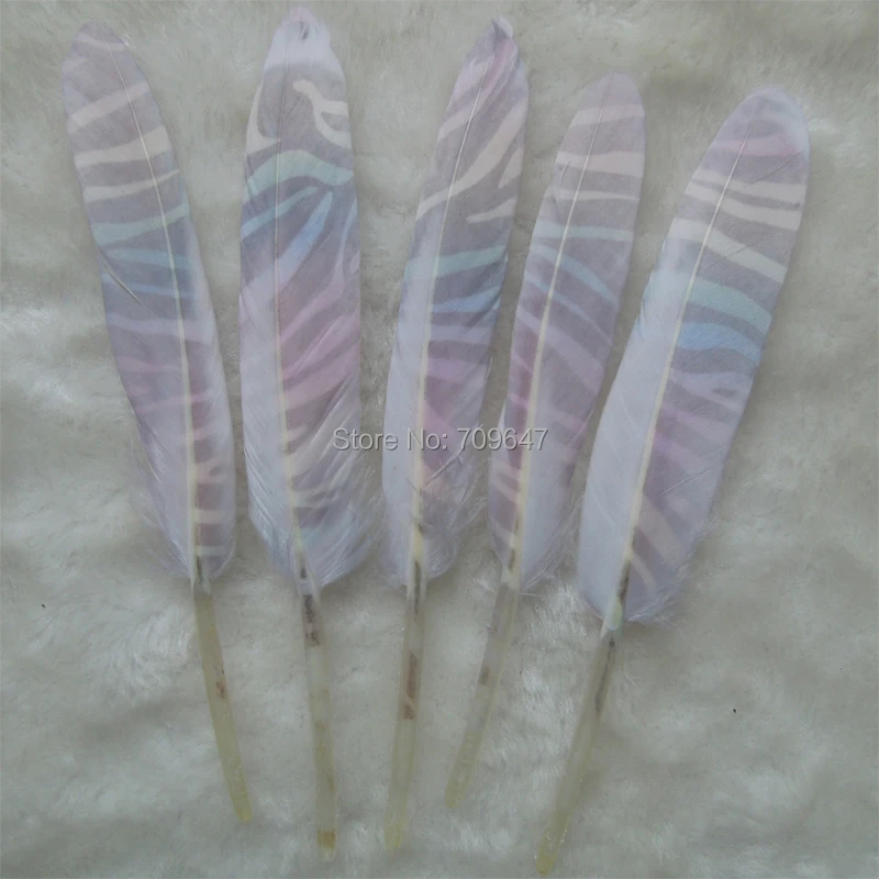 50PCS/lot!Goose feathers with Stripes Print Craft Loose Feathers for millinery,wedding,supplies,9-15cm
50PCS/lot!Goose feathers with Stripes Print Craft Loose Feathers for millinery,wedding,supplies,9-15cm