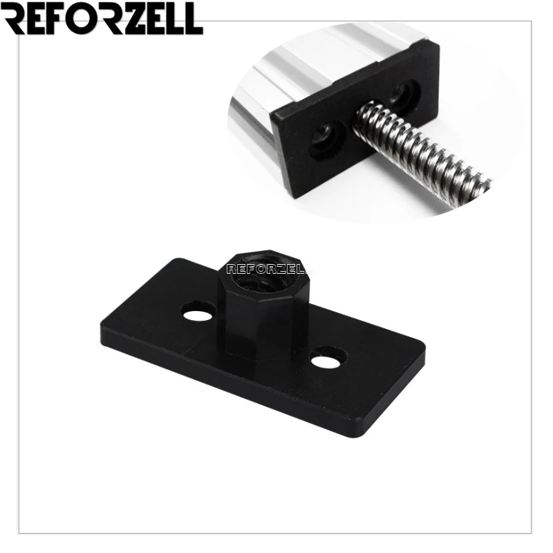 50pcs/Lot 3D Printer Openbuilds POM ACME Nut Plate for 8mm Tr8*8 Metric Acme Lead Screw 8mm Thread Rod Trapezoidal Tap T8
50pcs/Lot 3D Printer Openbuilds POM ACME Nut Plate for 8mm Tr8*8 Metric Acme Lead Screw 8mm Thread Rod Trapezoidal Tap T8