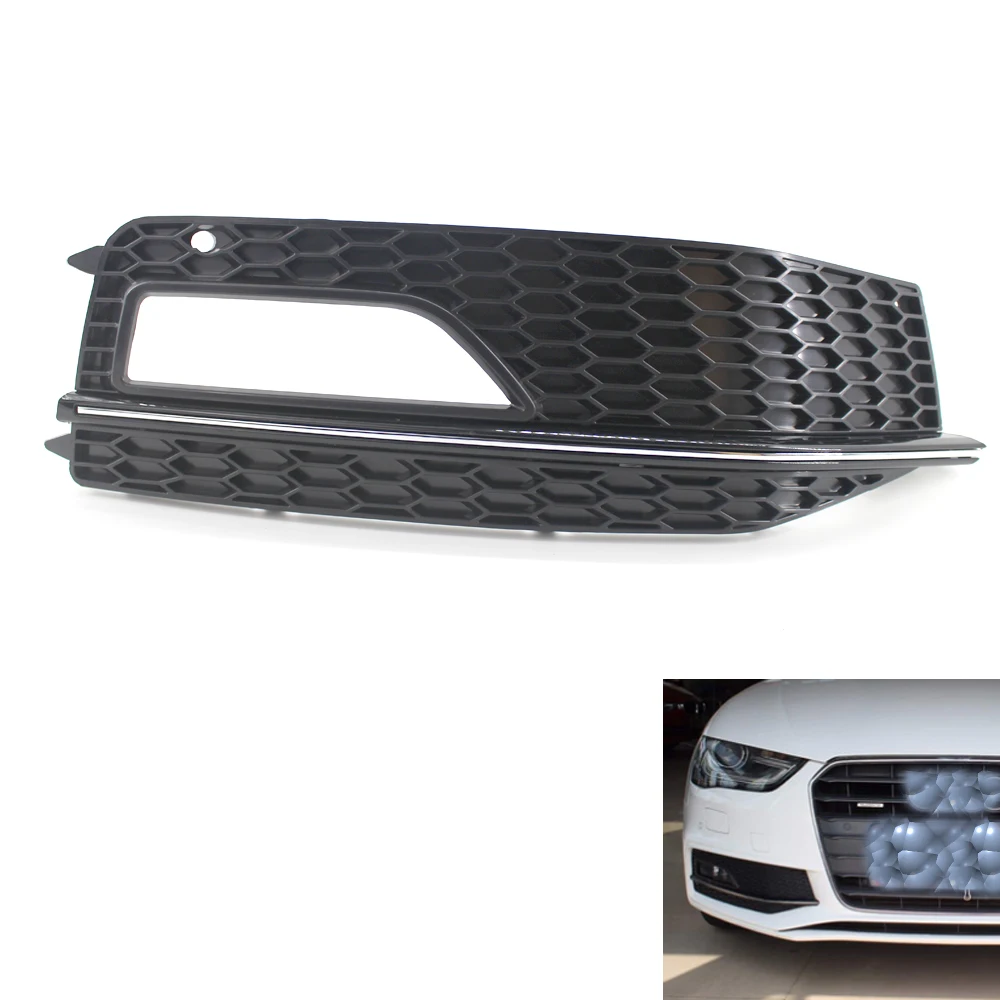 Gloss Black Right Front Bumper Fog Light Grill Fit For Audi A4 B8 S-Line 2013-15
Gloss Black Right Front Bumper Fog Light Grill Fit For Audi A4 B8 S-Line 2013-15