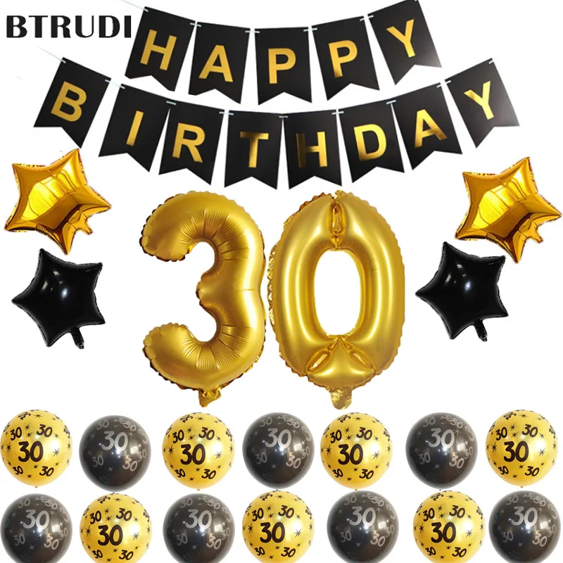BTRUDI 1 set of 40 inch 30,40 years old happy birthday party decorations on the family holiday background wall decoration
BTRUDI 1 set of 40 inch 30,40 years old happy birthday party decorations on the family holiday background wall decoration