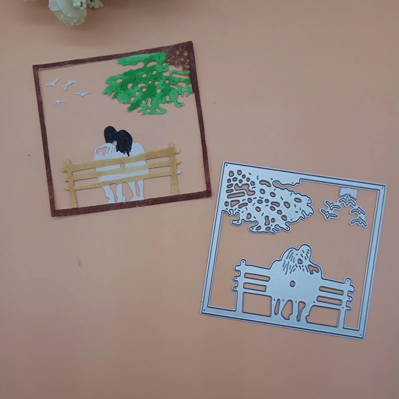 LOVERS sitting Bench man and woman 2018 New Cutting Dies Scrapbooking Dies Metal Embossing Stamps and die for Card Making DIY
LOVERS sitting Bench man and woman 2018 New Cutting Dies Scrapbooking Dies Metal Embossing Stamps and die for Card Making DIY