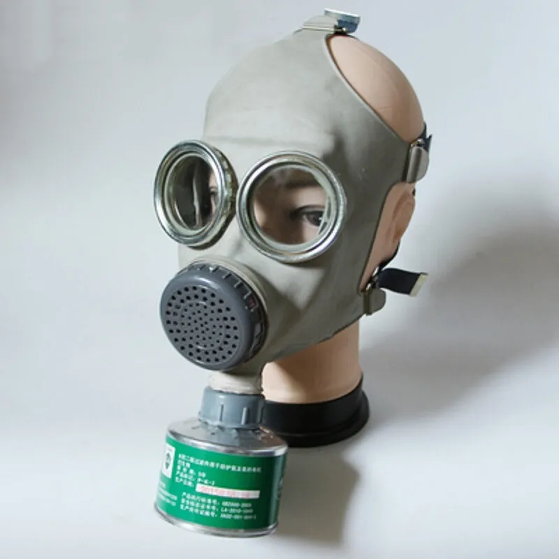 Военная противогаз 64 Полнолицевая респиратор покраска спрей пестициды