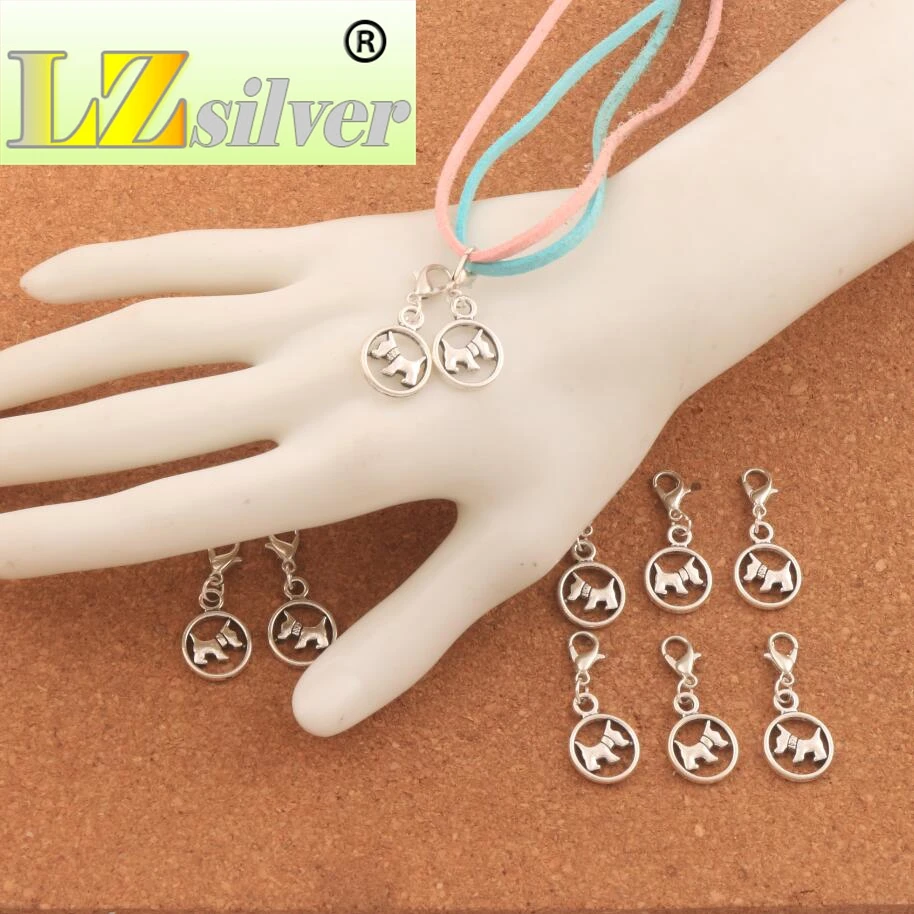 West Highland White Terrier Dog Clasp European Lobster Trigger Clip On Charm Beads 13.6x32.5mm 100PCS zinc alloy C1547
West Highland White Terrier Dog Clasp European Lobster Trigger Clip On Charm Beads 13.6x32.5mm 100PCS zinc alloy C1547