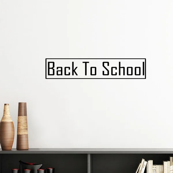 Back to School Silhouette Removable Wall Sticker Art Decals Mural DIY Wallpaper for Room Decal
Back to School Silhouette Removable Wall Sticker Art Decals Mural DIY Wallpaper for Room Decal