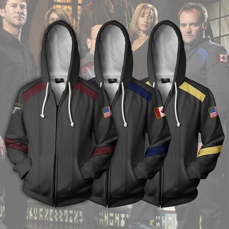 Stargate:SG-1 Costume SG-1: Explorer Unit Cosplay 3D Print Sweatshirt Hooded Zipper Sweatshirt VogueHommes Jacket
Stargate:SG-1 Costume SG-1: Explorer Unit Cosplay 3D Print Sweatshirt Hooded Zipper Sweatshirt VogueHommes Jacket