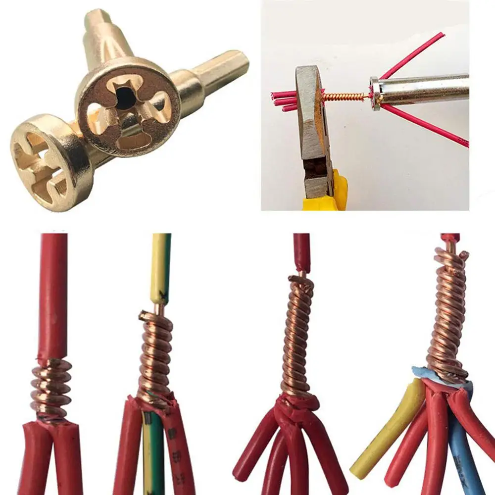 Universal Cable Wire Connector Automatic Wire Twisting Stripper Peeling Electrician Tool Power Drill Power Tool Accessories
Universal Cable Wire Connector Automatic Wire Twisting Stripper Peeling Electrician Tool Power Drill Power Tool Accessories