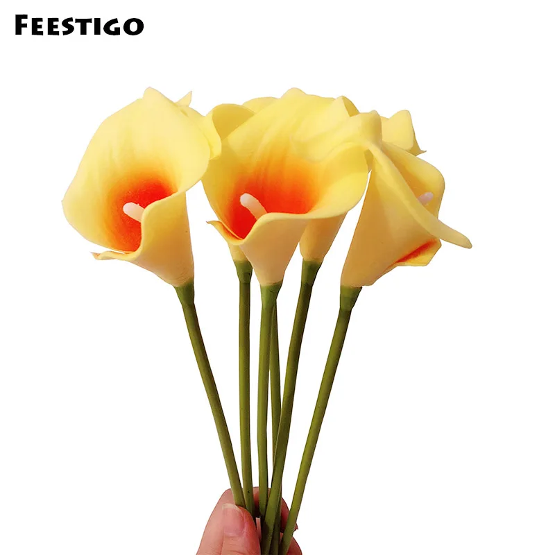 10PCS/lot White Calla Lily Artificial Flowers Bridal Wedding Bouquet Silk Real Touch Decorative Artificial Flower Home Decor
10PCS/lot White Calla Lily Artificial Flowers Bridal Wedding Bouquet Silk Real Touch Decorative Artificial Flower Home Decor