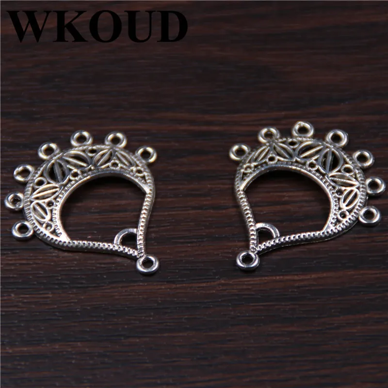 16pcs Silver Plated Retro Water Drop Porous Alloy Connectors DIY Charms Earrings Jewelry Crafts Metal Accessories 34*30mm A88
16pcs Silver Plated Retro Water Drop Porous Alloy Connectors DIY Charms Earrings Jewelry Crafts Metal Accessories 34*30mm A88