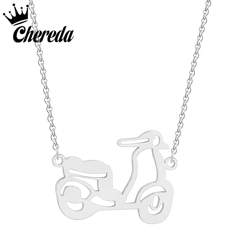 Chereda Stainless steel Bicycle Simple Necklace for Men Women Silver Gold Color Necklaces Jewelry Birthday Gift
Chereda Stainless steel Bicycle Simple Necklace for Men Women Silver Gold Color Necklaces Jewelry Birthday Gift