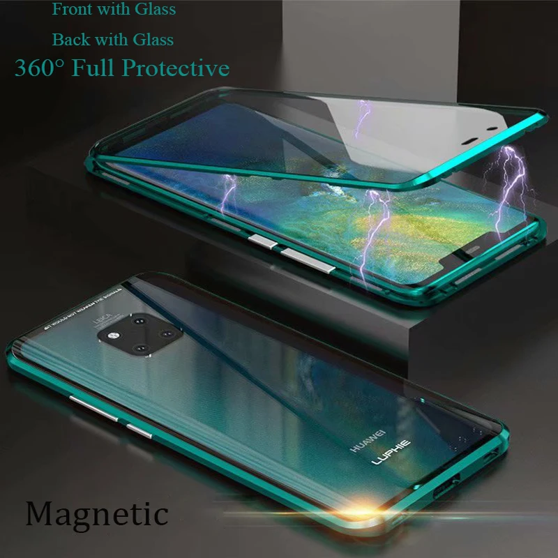 For Huawei Mate 20 Pro Magnetic Case Mate20 Front+Back double-sided 9H Tempered Glass Case for Huawei Mate 20 Metal Bumper Case
For Huawei Mate 20 Pro Magnetic Case Mate20 Front+Back double-sided 9H Tempered Glass Case for Huawei Mate 20 Metal Bumper Case