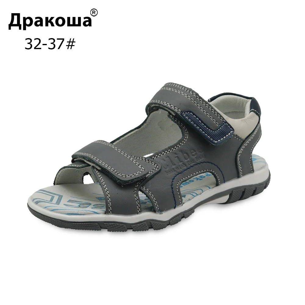 Apakowa Boy Sandals Kids Orthopedic Flat Genuine Leather Summer Beach Shoes Children's Casual Shoes for Boys with Arch Support
Apakowa Boy Sandals Kids Orthopedic Flat Genuine Leather Summer Beach Shoes Children's Casual Shoes for Boys with Arch Support