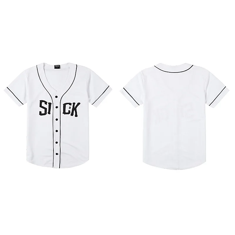 Summer New Men / Women Mesh V-Neck Pullover Hip Hop Street T-shirts New Striped T-shirts Men Baseball Jersey Punk T-shirts Homme
Summer New Men / Women Mesh V-Neck Pullover Hip Hop Street T-shirts New Striped T-shirts Men Baseball Jersey Punk T-shirts Homme