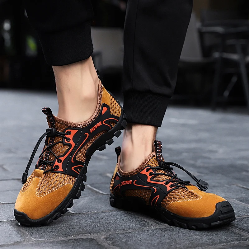 Men Outdoor Aqua Shoes Breathable Beach Clogs Sneakers Sandals Male Trekking Trail Wading Garden Hiking Shoes Big Size 39-48
Men Outdoor Aqua Shoes Breathable Beach Clogs Sneakers Sandals Male Trekking Trail Wading Garden Hiking Shoes Big Size 39-48
