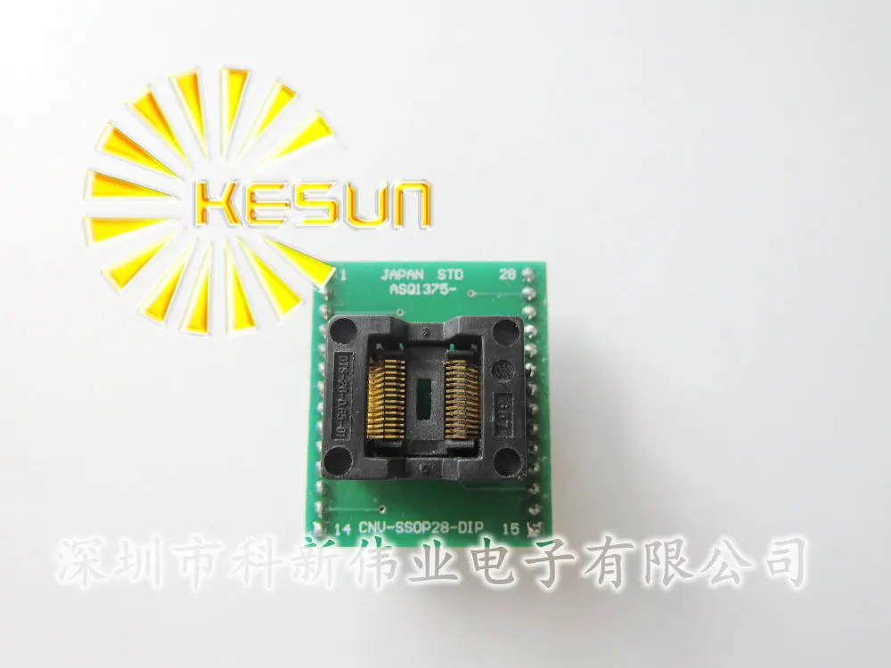 Tssop28 ssop28 adapter socket Compatible with ssop8ssop14ssop16ssop20ssop24 IC socket Programmer adapter Socket
Tssop28 ssop28 adapter socket Compatible with ssop8ssop14ssop16ssop20ssop24 IC socket Programmer adapter Socket