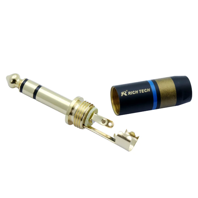 100pcs/50pairs 3 pole Jack 6.35 Speaker Plug Gold-plated Audio Connector 6.35mm stereo Jack Assembly Microphone wire connector
100pcs/50pairs 3 pole Jack 6.35 Speaker Plug Gold-plated Audio Connector 6.35mm stereo Jack Assembly Microphone wire connector