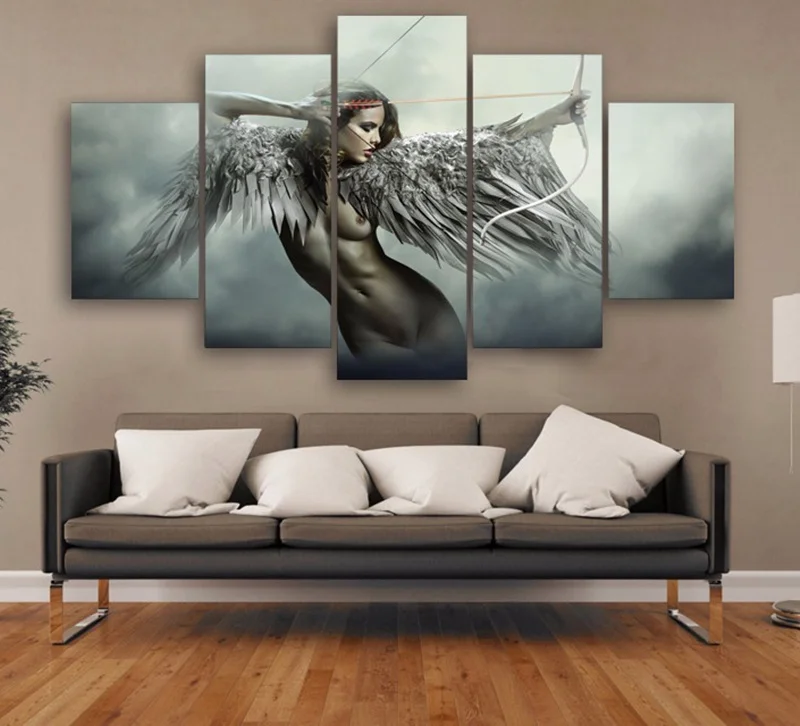 5 Piece Canvas Art Painting Calligraphy Fantasy Angels Warrior Wall Pictures Prints Home Decor Quadros Decoracion Wall Poster
5 Piece Canvas Art Painting Calligraphy Fantasy Angels Warrior Wall Pictures Prints Home Decor Quadros Decoracion Wall Poster